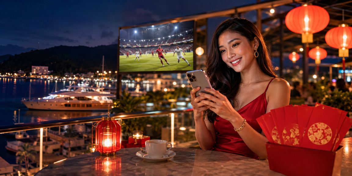 Pemain membuat pertaruhan bola sepak di Langkawi melalui promosi ncp42