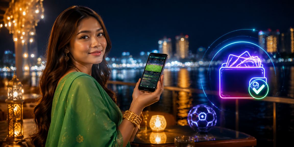 Pemain menuntut bonus promosi Hari Raya melalui kasino mudah alih Malaysia
